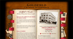 Desktop Screenshot of goldfieldnevada.org